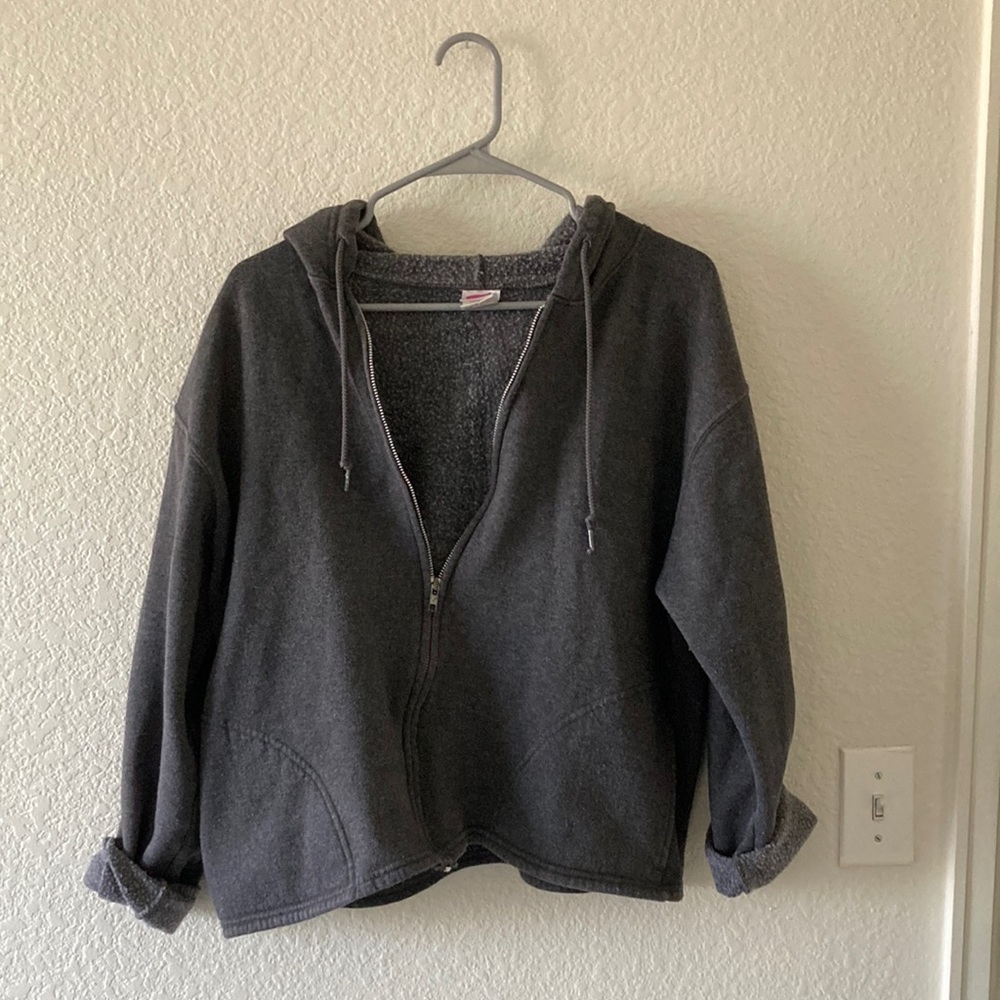 Vintage Hanes Cropped Hoodie